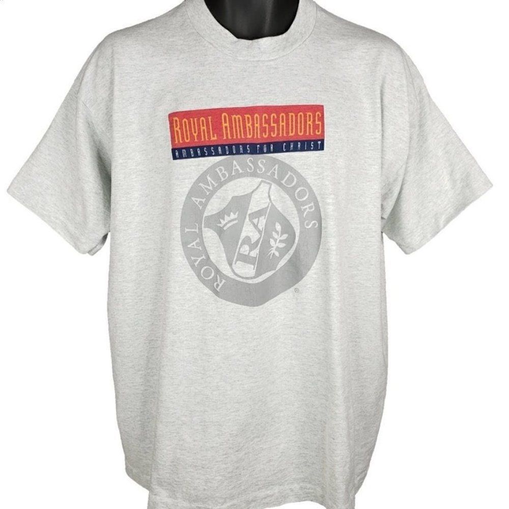 Royal Ambassadors For Christ T Shirt Vintage 90s Christian Religious Made In USA